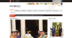 Desktop Screenshot of koranrakyat.com